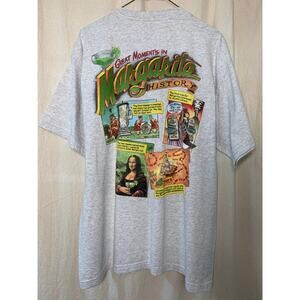 Vintage 1999 Jimmy Buffett Great Moments In Margarita History Comedy Shirt L